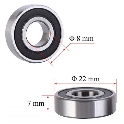 Alta velocità 608 RS ZZ Cuscinetto ceramico 608 Cuscinetti a sfera a scanalatura profonda per skateboard
