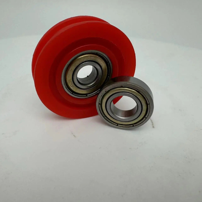Cuscinetto a sfera a scanalatura profonda 6082RS Cuscinetto a ruota di posizionamento rivestito di gomma per macchine