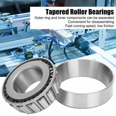 Semplice fila cuscinetti a rulli conichi scatola da pranzo grasso ad olio conico per ricambi auto moto