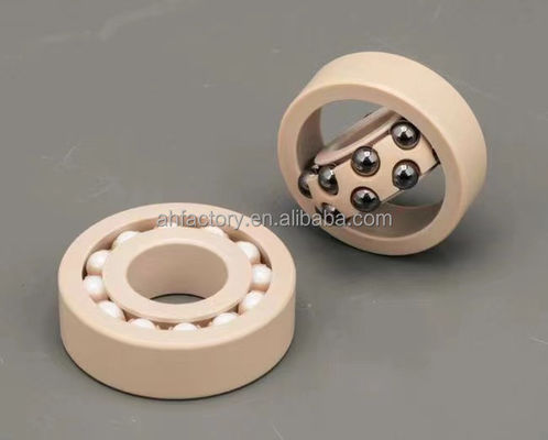 Struttura a sfera a scanalatura profonda Cuscinetti in ceramica completa 608 per esigenze di manutenzione ridotte