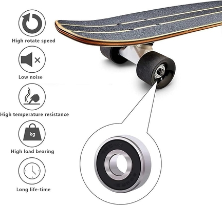 Cuscinetto a sfera a scanalatura profonda in miniatura 608 609 623 624 628 629 ZZ RS per skateboard