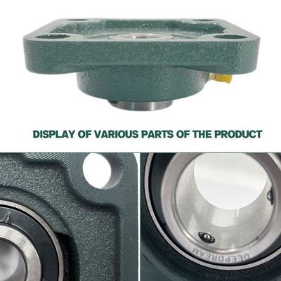 35 mm Quadrato interno a 4 bulloni Flanged Unit Pillow Block Bearing UCF207 per cuscinetti inseriti
