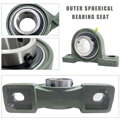 Acciaio cromato GCr15 Grande alloggiamento 2-1/2" blocco cuscino cuscinetto UCP213-40 Rating di precisione P0P6P5P4P2