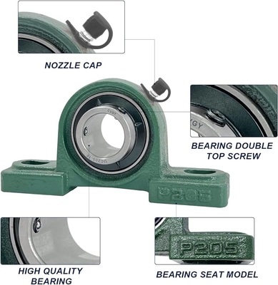 Grande capacità di approvvigionamento UCP215-48 Imperial 2-Bolt Iron Pillow Block Housed Bearing