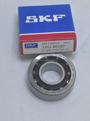 Portamento di contatto angolare 7203BECBP con classificazione di precisione P5 e lunga durata di produzione