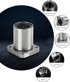 L'alluminio di serie completa cuscinetto a sfera lineare cuscinetto a flange LMK6UU per macchine CNC