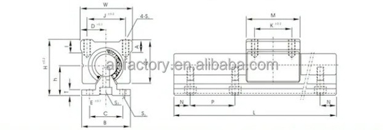 SBR30UU-1800mm CNC alluminio rotondo lineale guida rotaia e blocco di scivolo per negozi di abbigliamento