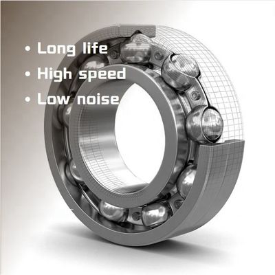 Performance stabile e voce bassa 6416 Deep Groove Radial Ball Bearing 80x200x48mm