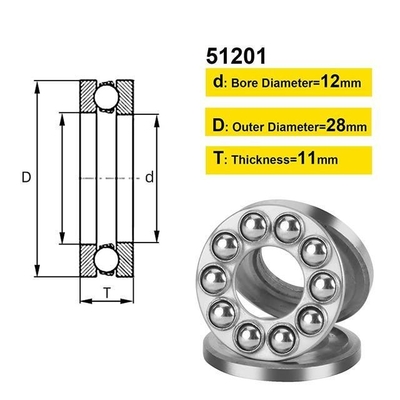 51204 51205 51206 51207 51208 51209 Cuscinetto a sfera per esigenze di servizio OEM