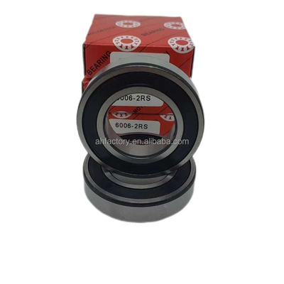 Cuscinetti a sfera a scanalatura profonda per motociclette 6006-2RS Copper Cage e certificati ISO9001 2008