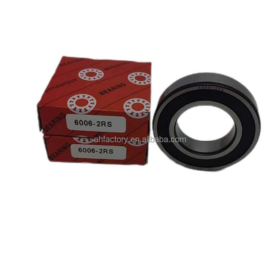 Cuscinetti a sfera a scanalatura profonda per motociclette 6006-2RS Copper Cage e certificati ISO9001 2008