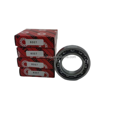 ISO9001 2008 Long Life High Speed 6007-OPEN Cuscinetti a sfera a scanalatura profonda per moto