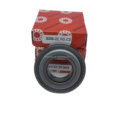 ISO9001 2008 Certificato 6205-2Z Cuscinetto a sfera a scanalatura profonda con buco di dimensione 0-25 mm