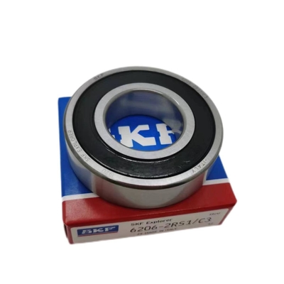 Olio di lubrificazione grasso SKF 6206-2RS cuscinetto a sfera a scanalatura profonda per prodotti