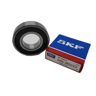 Olio di lubrificazione grasso SKF 6206-2RS cuscinetto a sfera a scanalatura profonda per prodotti