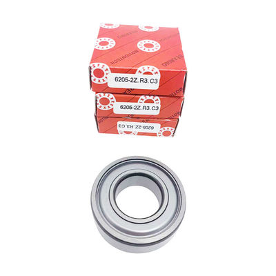 P5 per cuscinetti a sfera a scanalatura profonda in acciaio cromato multi-tipo ad alta precisione 6205-2Z/C3