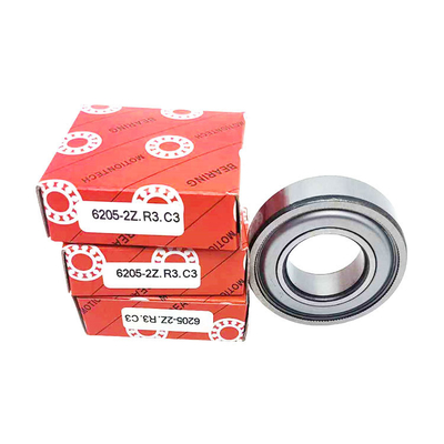 0-25mm Foratura 6205-2Z/C3 Cuscinetti a sfera a scanalatura profonda con certificazione ISO9001 2008