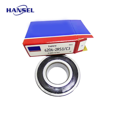 6206-2RS1/C3 Cuscinetti a sfera a scanalatura profonda per macchine da costruzione e laminatoi