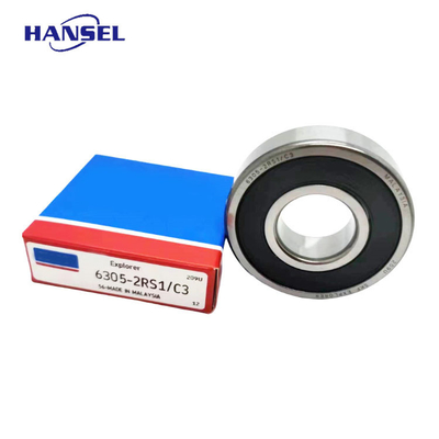 2RS Seals Type Deep Groove Ball Bearings 6305-2RS1/C3 con Bore Size 0 25 mm
