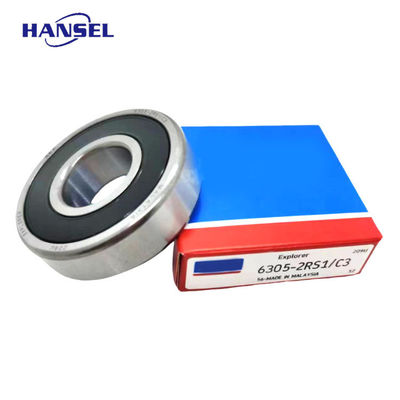 Cuscinetti a sfera a scanalatura profonda 6305-2RS1/C3 Cuscinetto in miniatura per strutture a fila singola