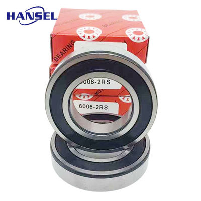 Acciaio cromato/acciaio inossidabile GCR15 cuscinetto a sfera a scanalatura profonda 6006-2RS