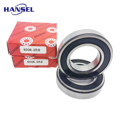 Acciaio cromato/acciaio inossidabile GCR15 cuscinetto a sfera a scanalatura profonda 6006-2RS