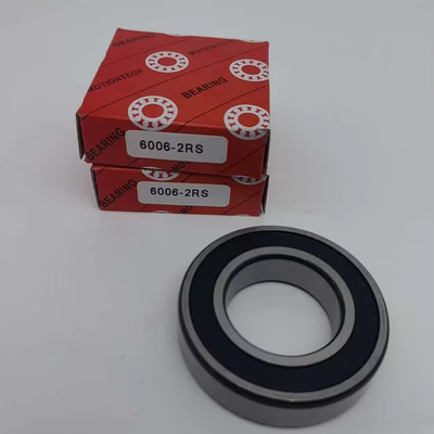 Dimensione del foro 0 30 mm Cuscinetto a sfera a scanalatura profonda di alta precisione 6006-2RS per moto