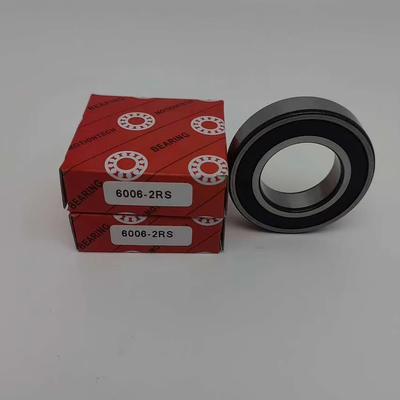 Dimensione del foro 0 30 mm Cuscinetto a sfera a scanalatura profonda di alta precisione 6006-2RS per moto