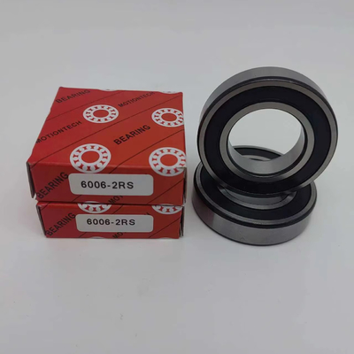 Dimensione del foro 0 30 mm Cuscinetto a sfera a scanalatura profonda di alta precisione 6006-2RS per moto