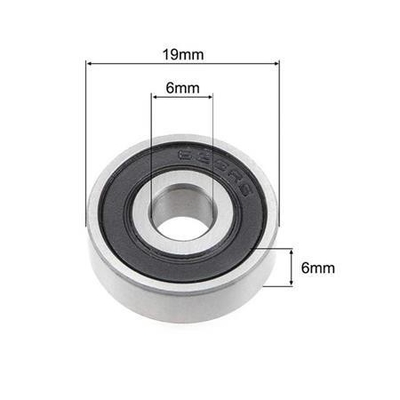 Leggio a sfera in miniatura in acciaio a scanalatura profonda 627RS 627ZZ 627 2RS 0 7 mm