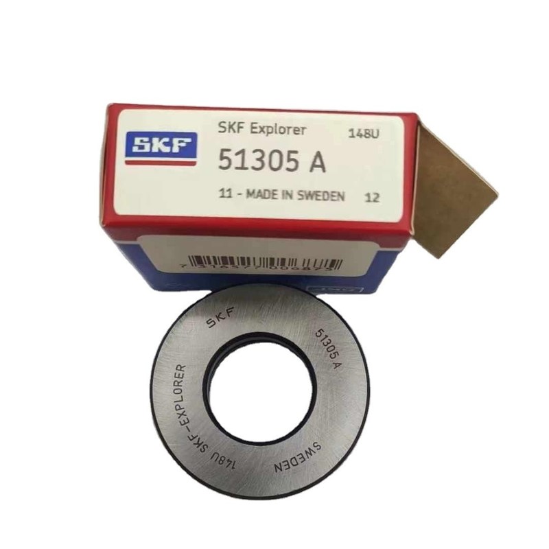 Il cuscinetto a sfera di spinta testato al 100% 51305 51308 51312 51320 51322 acciaio cromato 25*52*18 mm