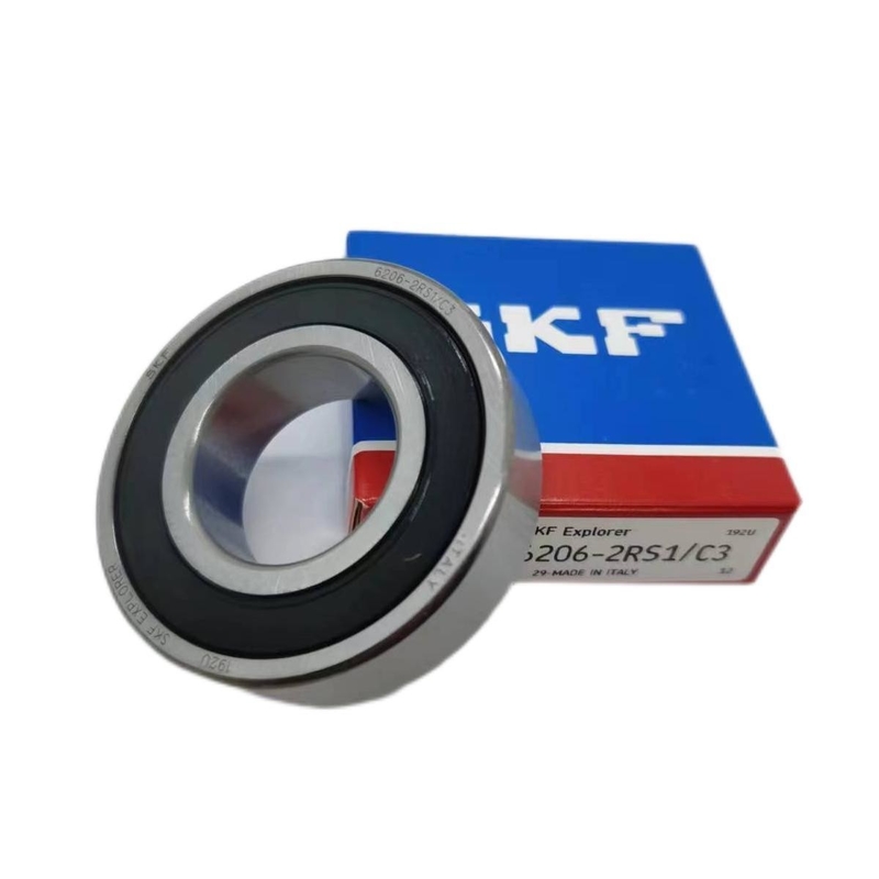 Olio di lubrificazione grasso SKF 6206-2RS cuscinetto a sfera a scanalatura profonda per prodotti