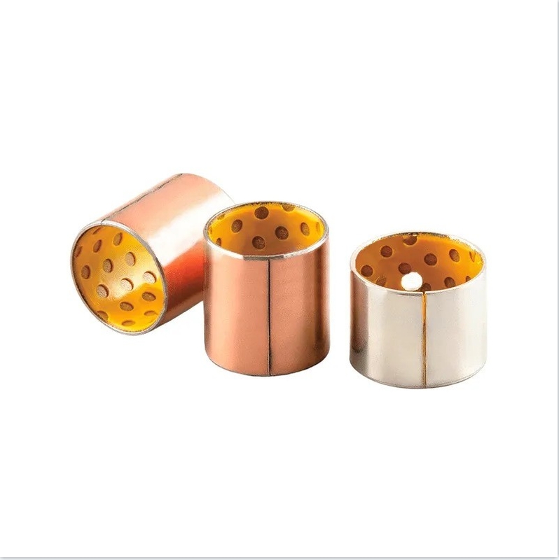 Metrica piana sinterizzata in bronzo con cuscinetto da 35*68*55 mm per business scope in marrone