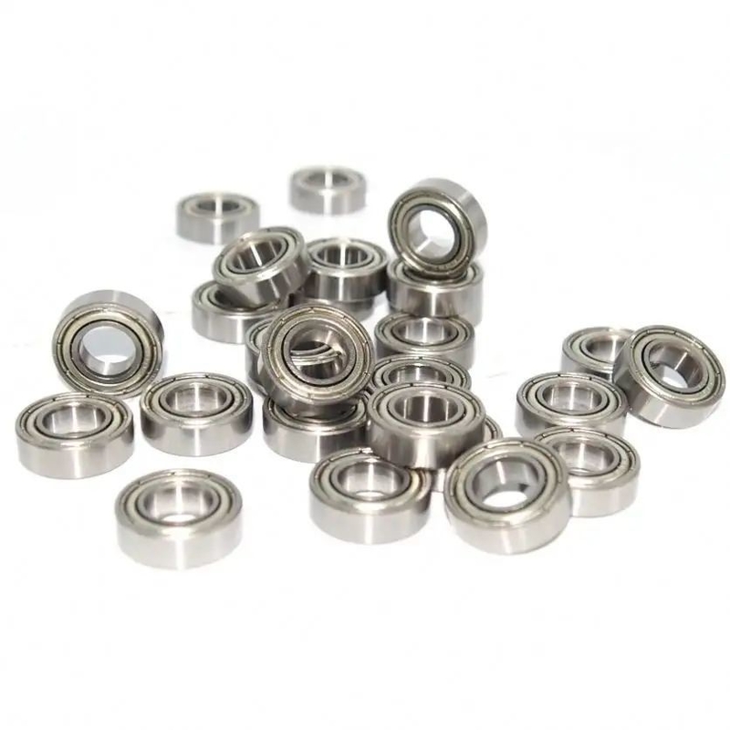 Performance stabile a bassa voce MF128-ZZ Alta precisione 2 RS Flanchetta cuscinetti a sfera a scanalatura profonda