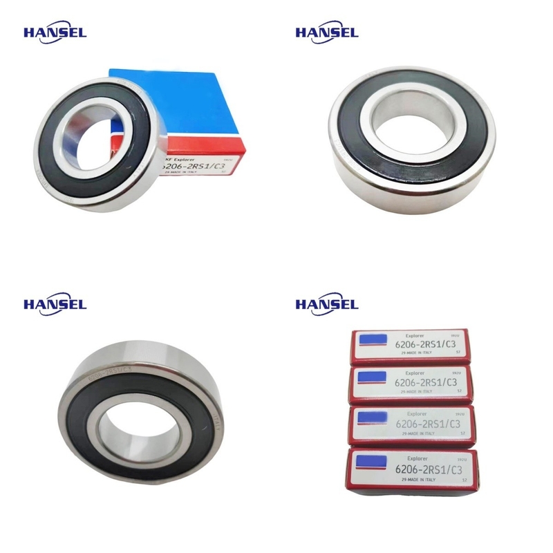 Dimensione del foro 0 30 mm S K F Cuscinetti a sfera a scanalatura profonda 6206-2RS1/C3 per prestazioni