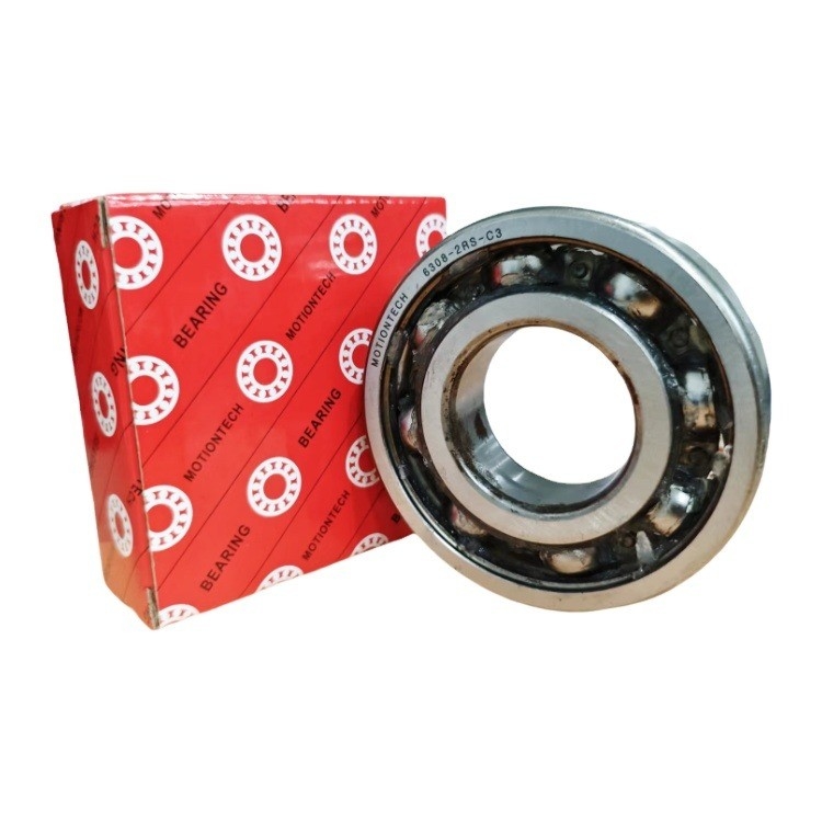ISO9001 2008 cuscinetti a sfera a scanalatura profonda 6308-2RS-C3 per dimensioni di foratura da 0 a 40 mm