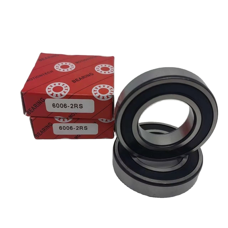 Dimensione del foro 0 30 mm Cuscinetto a sfera a scanalatura profonda di alta precisione 6006-2RS per moto
